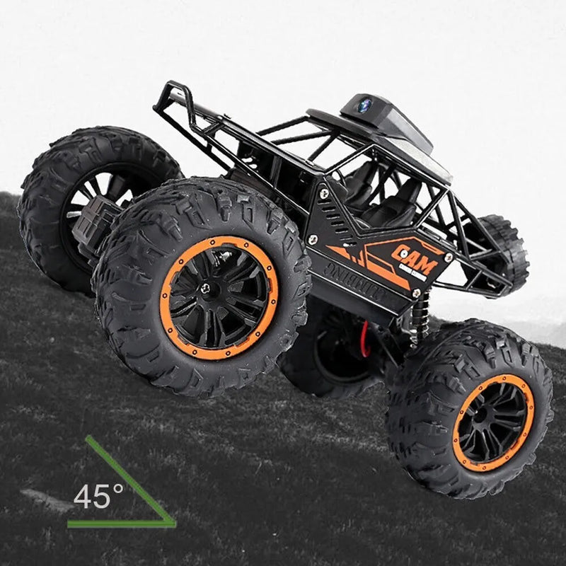 Caminhão Monstruo 4x4 1/18 A Com Controle Remoto De 2,4 G