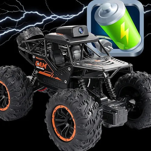 Caminhão Monstruo 4x4 1/18 A Com Controle Remoto De 2,4 G