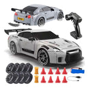 Carrinho Controle Remoto Drift Bateria Recarregavel 4x4 Nissan Gtr
